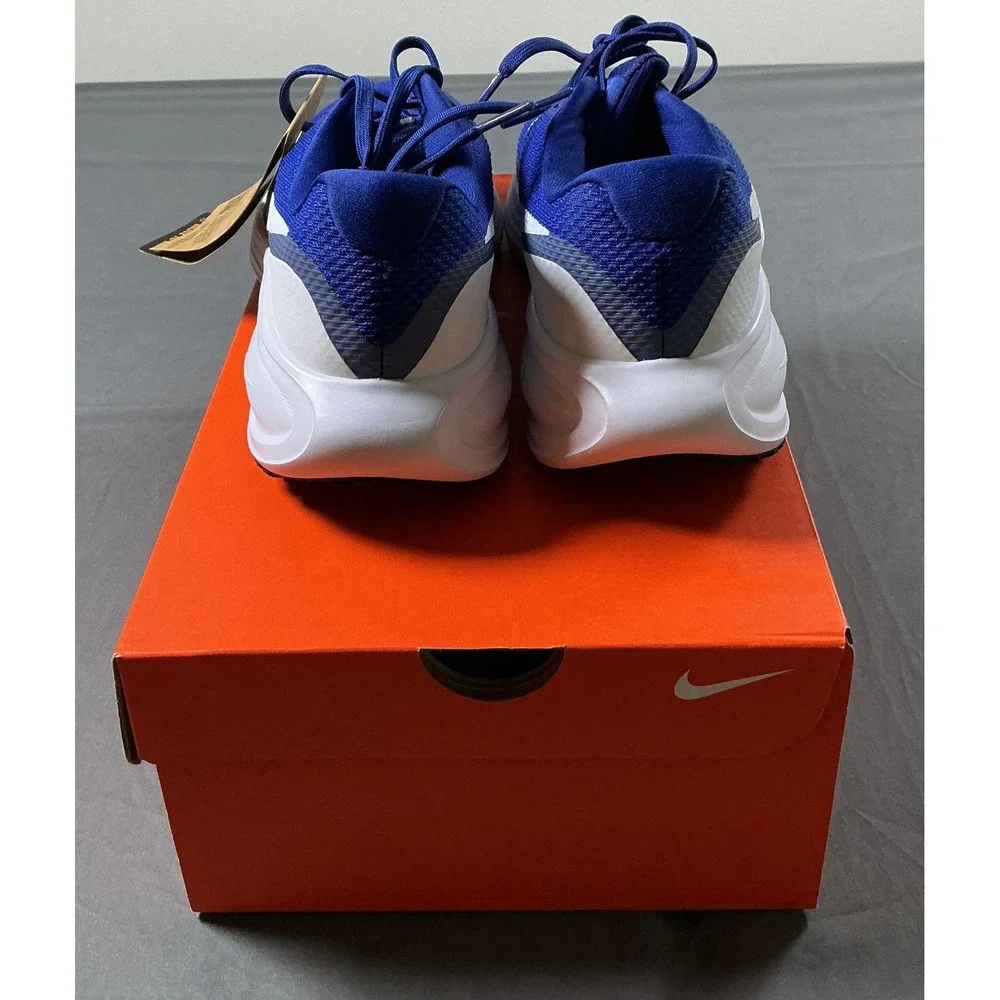 Nike Revolution 6 Next Nature Men Deep Royal Blue White Running Shoes Size 8.5
